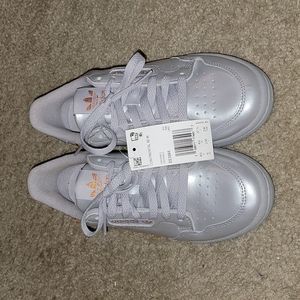Adidas silver sneakers